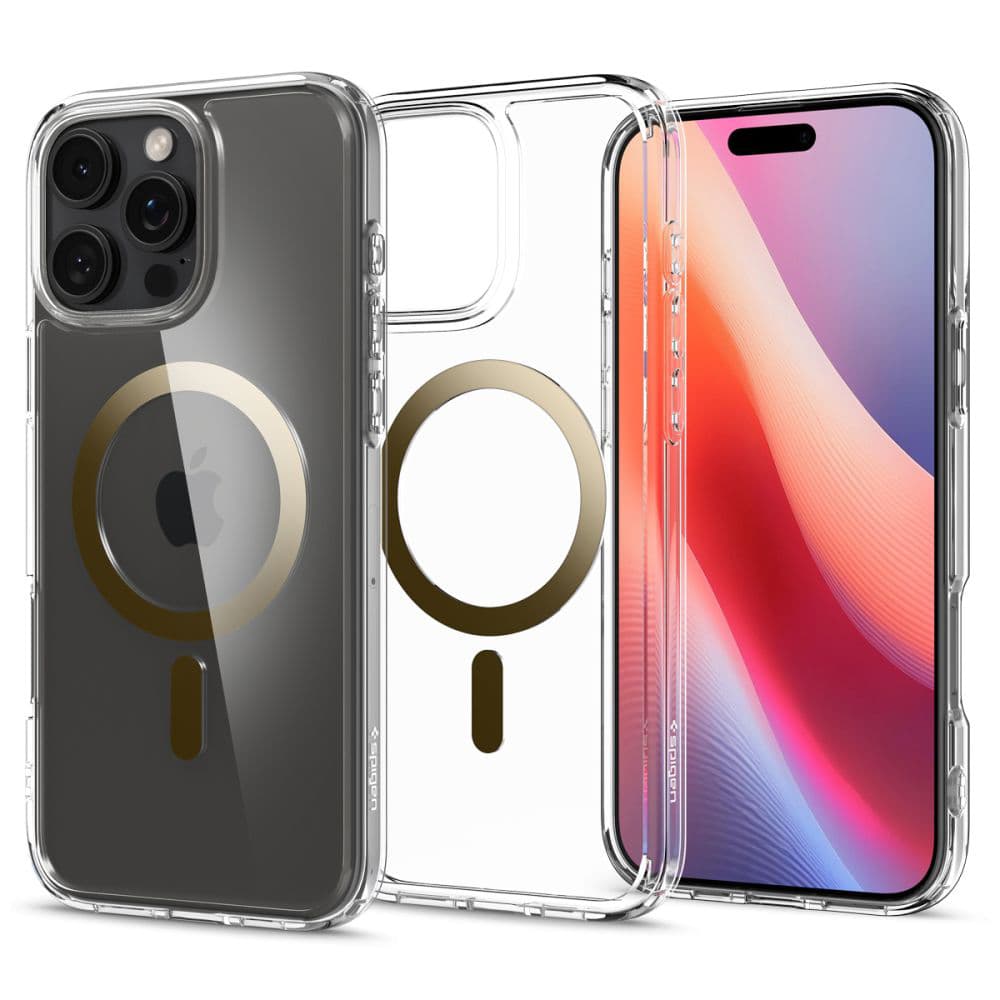 Spigen Ultra Hybrid MagSafe pro iPhone 16 Pro Max zlatý - náhled 1