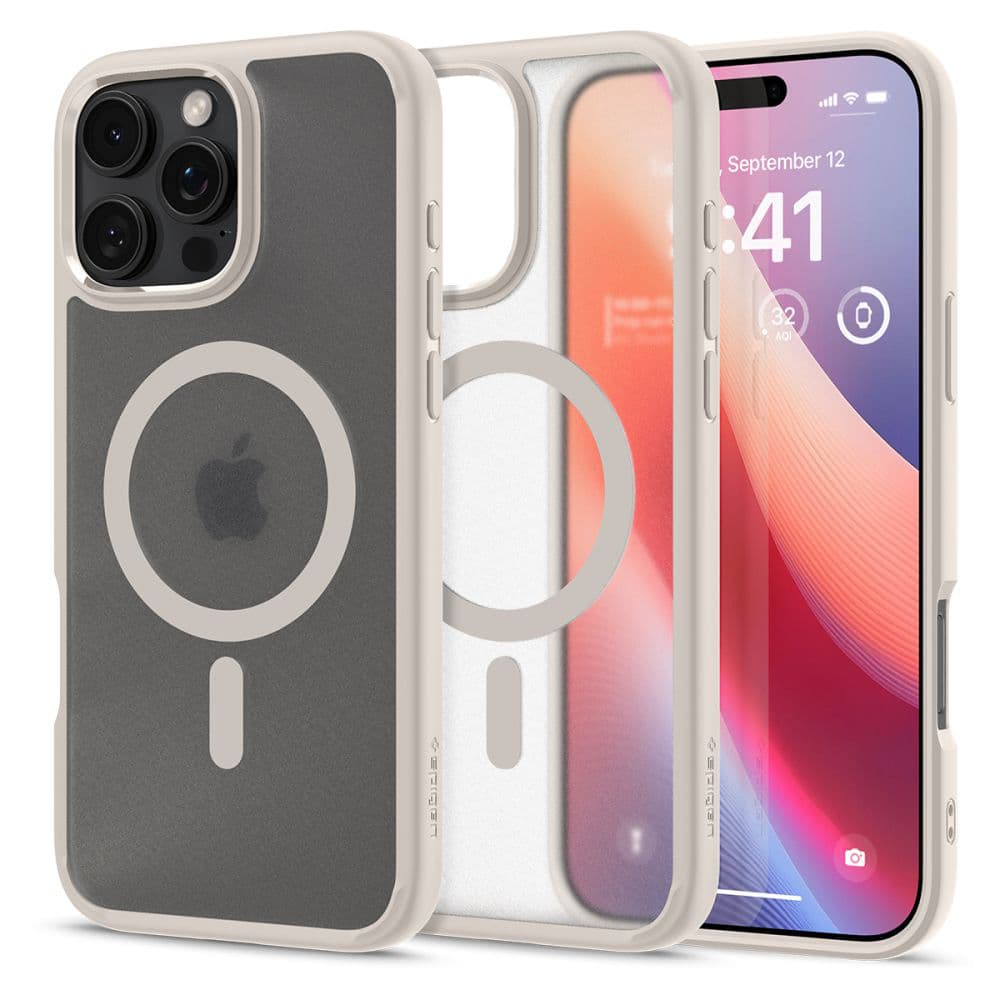 Spigen Ultra Hybrid MagSafe iPhone 16 Pro Max v přírodní titanové barvě - náhled 1