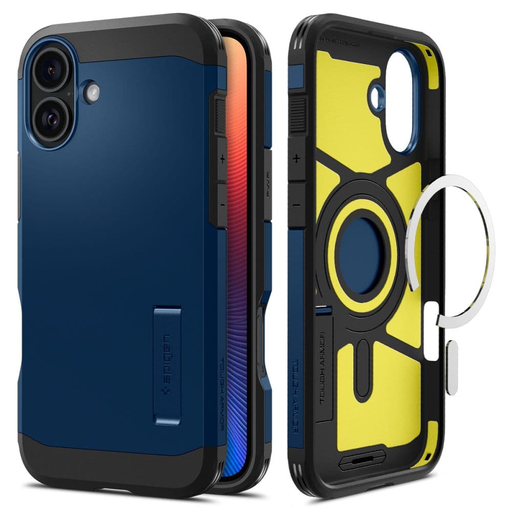 Spigen Tough Armor MagSafe pro iPhone 16 v námořnické modré - náhled 1
