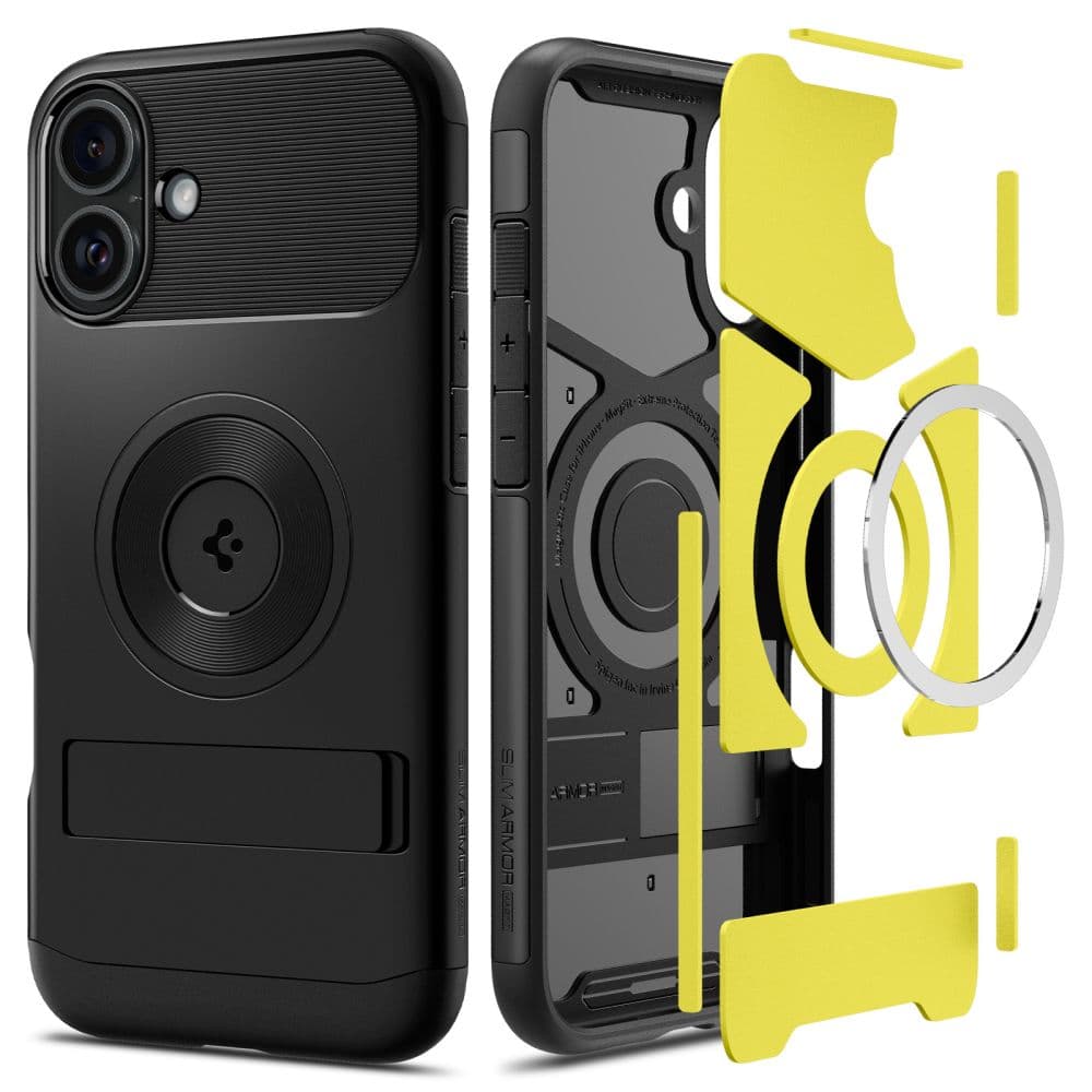 Spigen Slim Armor MagSafe pro iPhone 16 černá - náhled 1