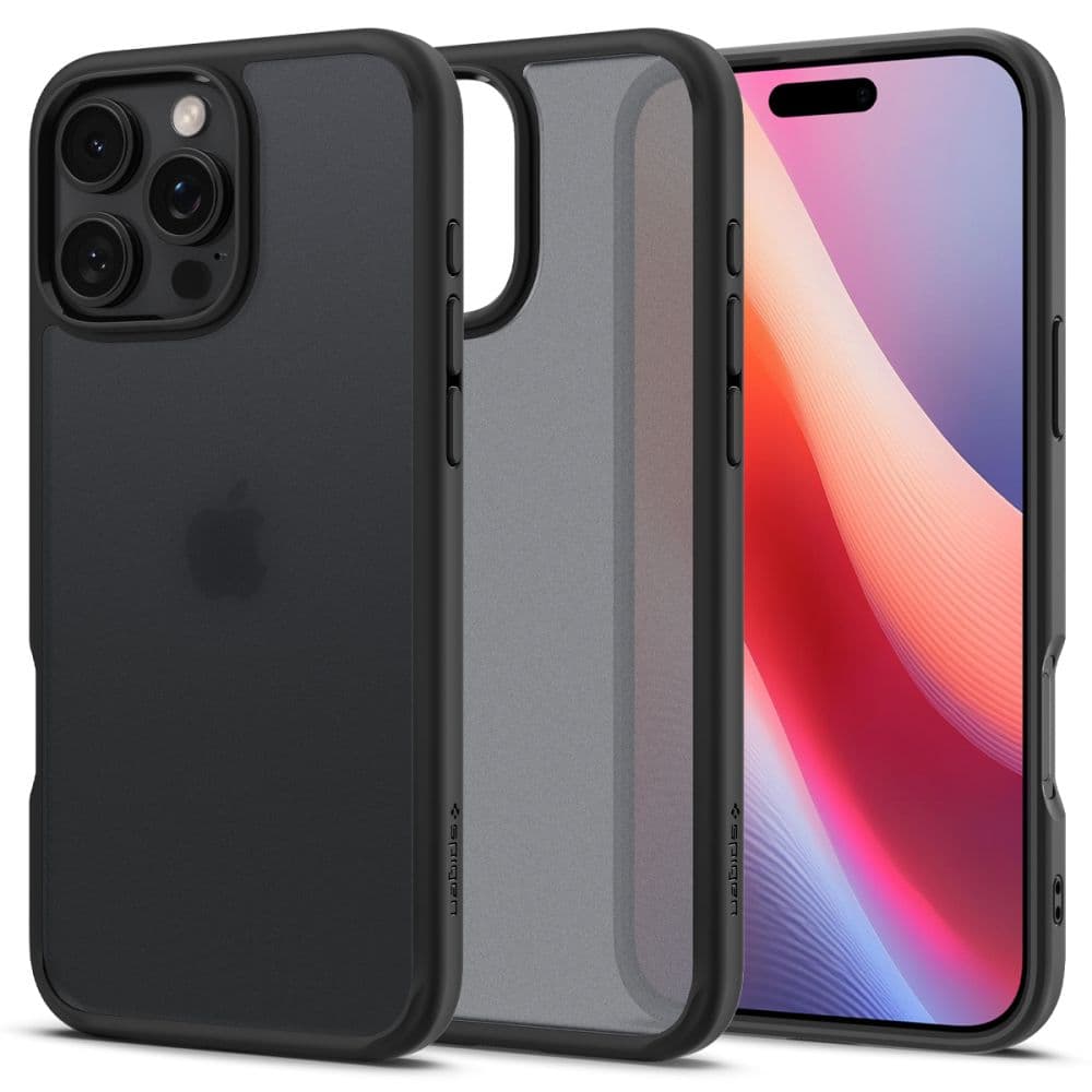 Spigen Ultra Hybrid iPhone 16 Pro Černá Mrazivá - náhled 1