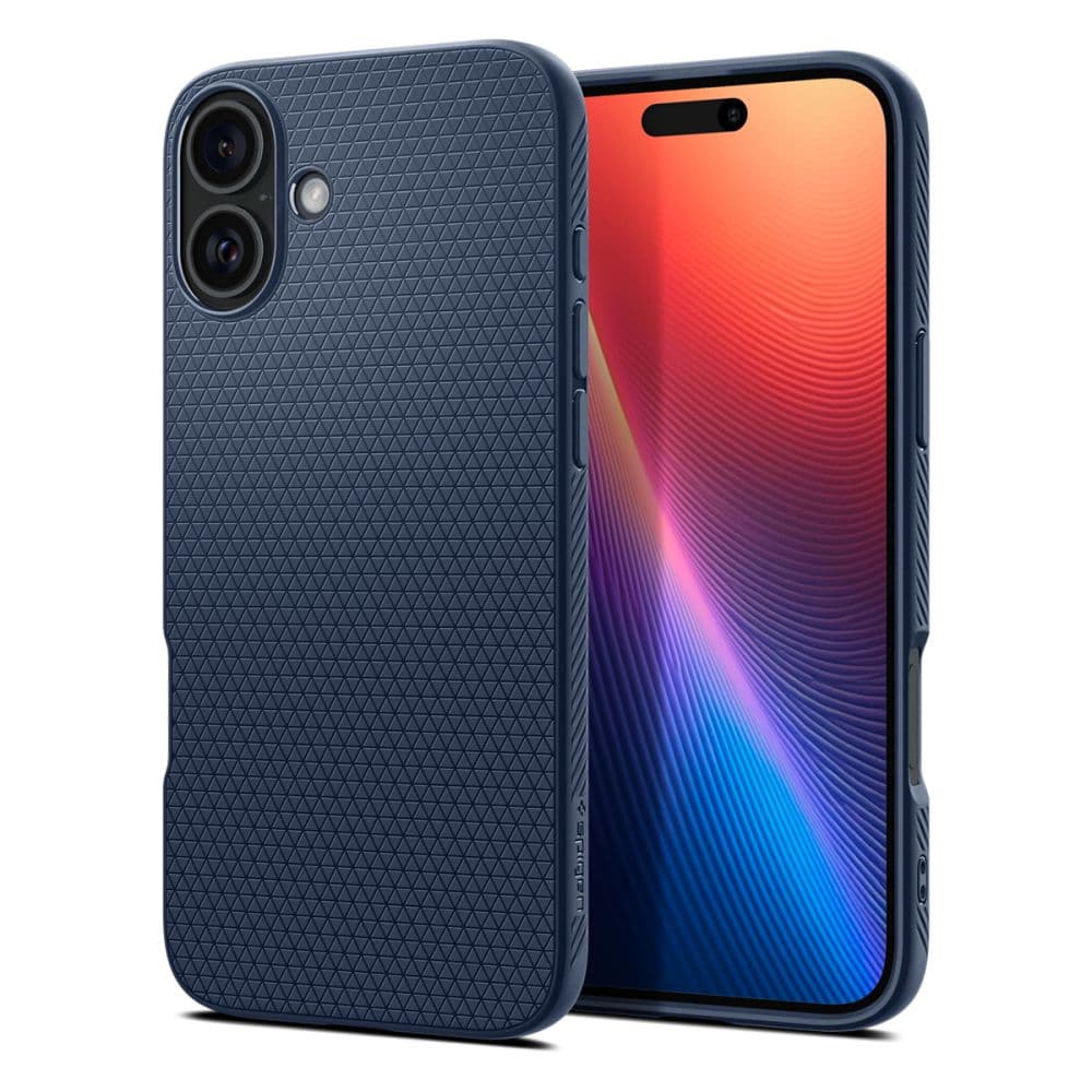 Spigen Liquid Air iPhone 16 námořnická modrá - náhled 1