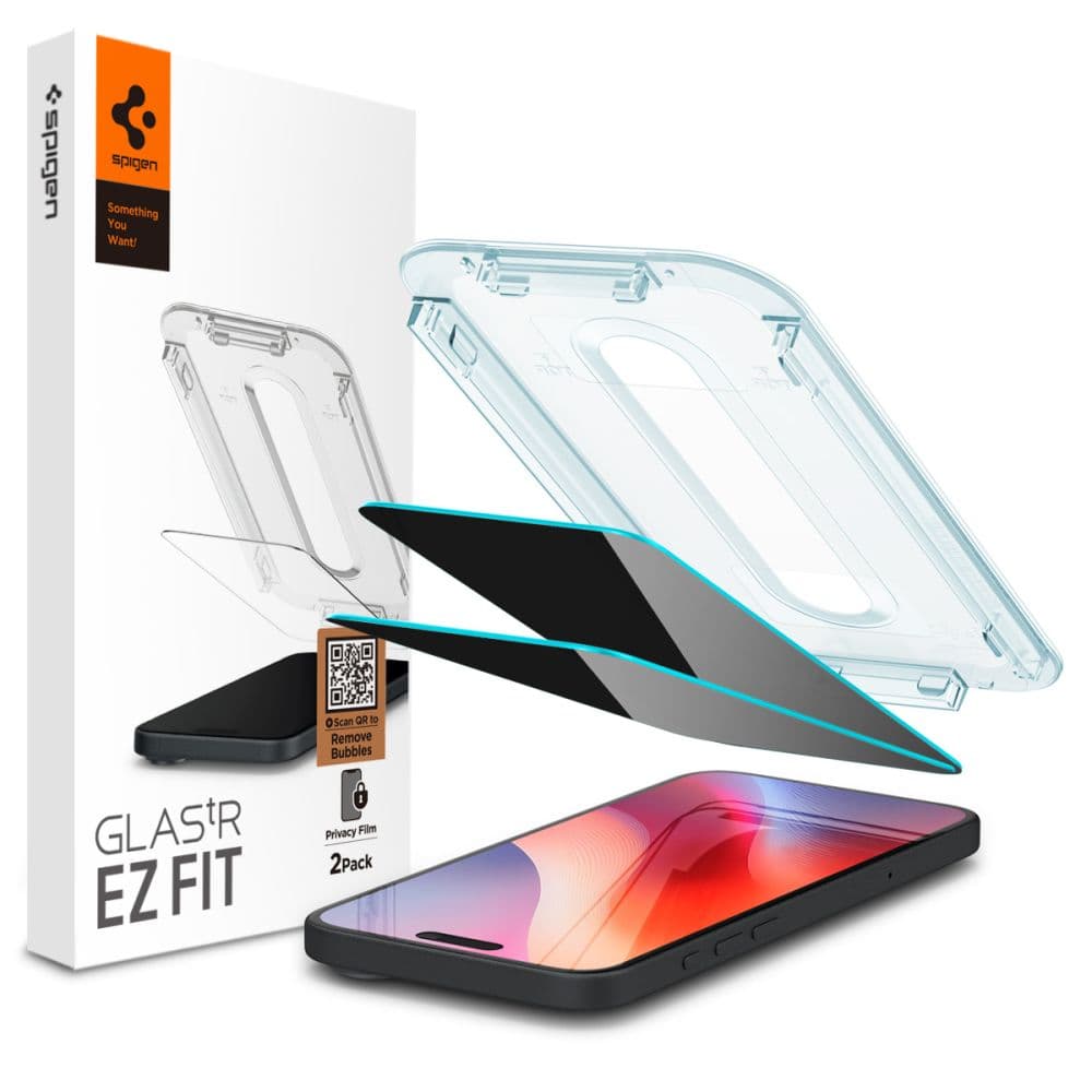 Spigen Glas.tR EZ-FIT 2 ks iPhone 16 Pro Max iPhone 17 Pro Max Privacy - náhled 1