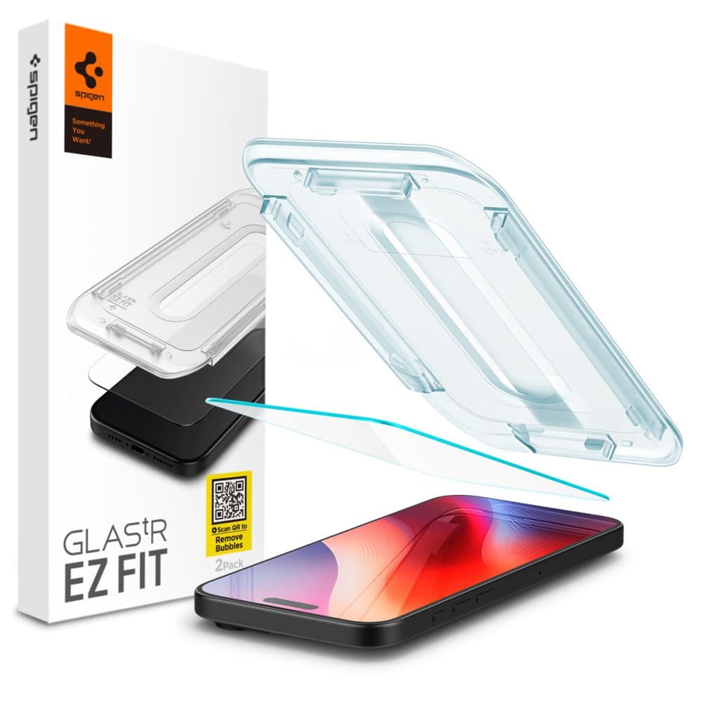 Spigen Glas.tR EZ-FIT pro iPhone 16 Pro průhledný - náhled 1