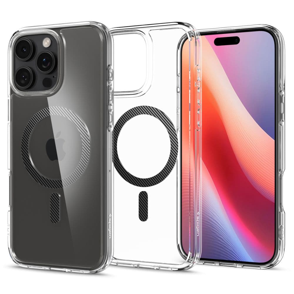 Spigen Ultra Hybrid MagSafe iPhone 16 Pro karbonové vlákno - náhled 1