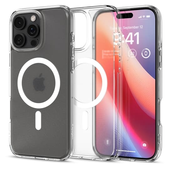 Spigen Ultra Hybrid MagSafe pro iPhone 16 Pro v mrazivě čiré barvě - náhled 1