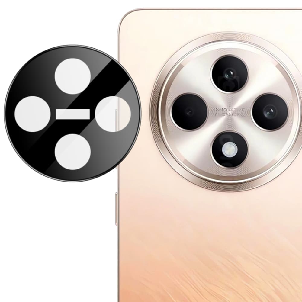 Techsuit - Sklo na fotoaparát - Oppo Reno12 F/FS 4G/5G - černá - náhled 1
