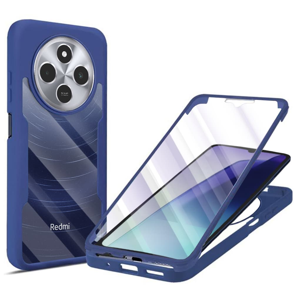 Techsuit ColorVerse 360 Series Ochranné sklo Xiaomi Redmi 14C Poco C75 Modrá - náhled 1