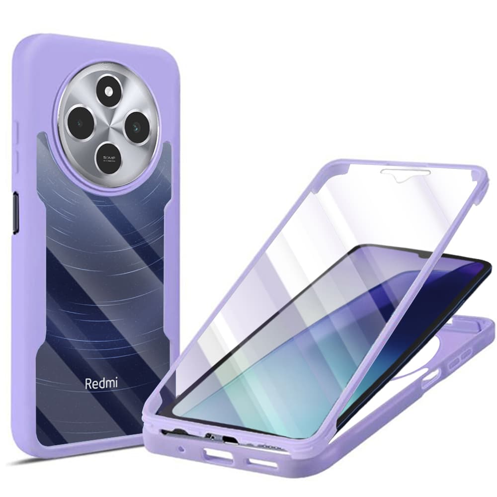 Techsuit ColorVerse 360 Series + Ochranná fólie Xiaomi Redmi 14C / Poco C75 Fialová - náhled 1