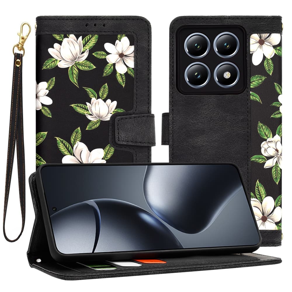 Techsuit FlipCraft Xiaomi 14T Pro Květiny úsvitu - náhled 1