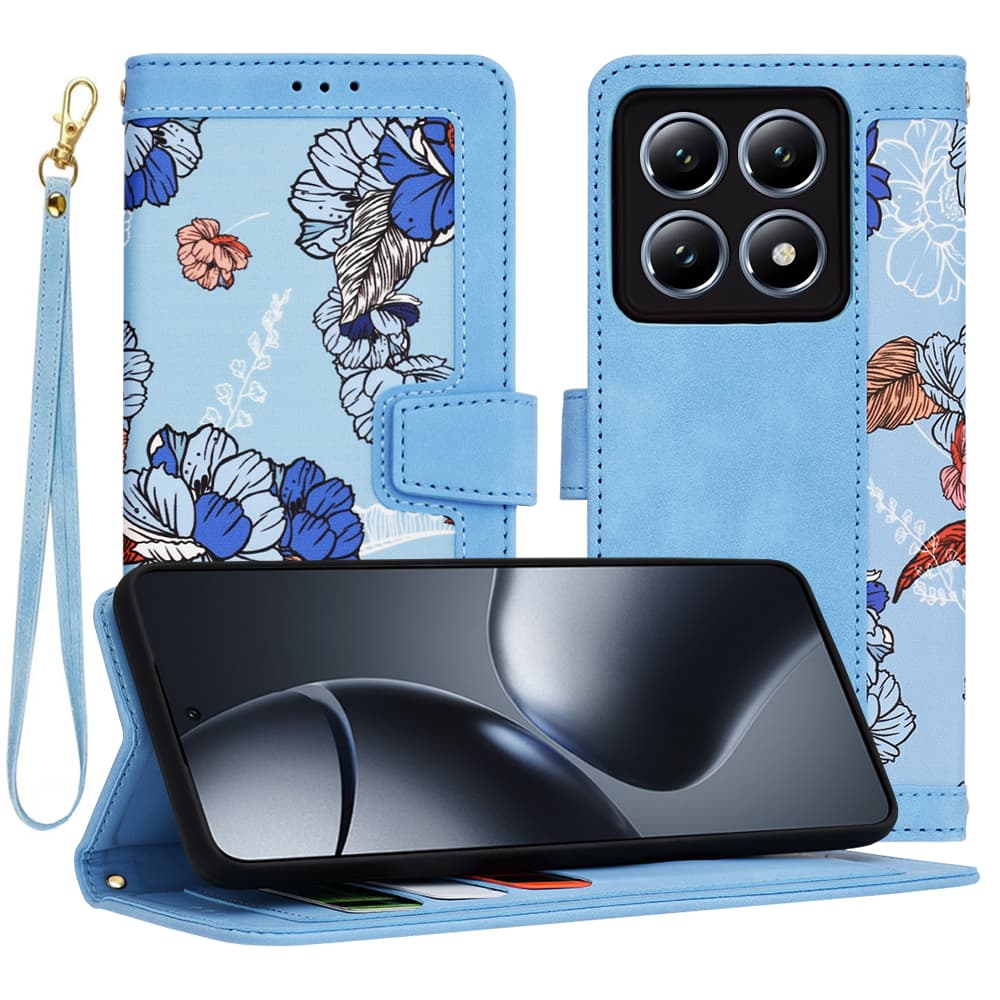 Techsuit FlipCraft Xiaomi 14T Pro v živé modré - náhled 1
