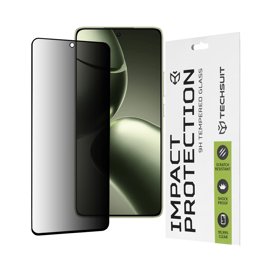 Ochranné sklo Techsuit 111D Privacy Full Glue pro Xiaomi 14T 14T Pro černé