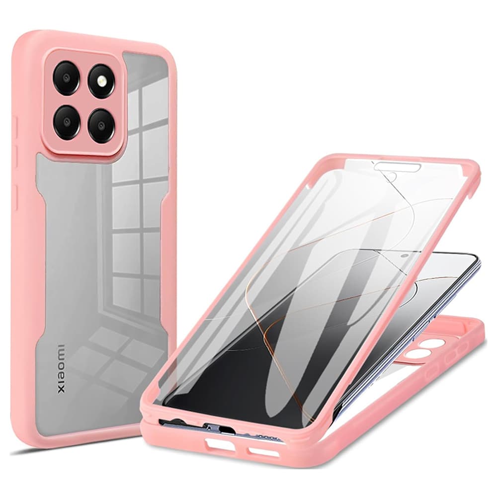 Techsuit ColorVerse 360 Series s ochranou displeje Xiaomi 14T Pro růžová - náhled 1