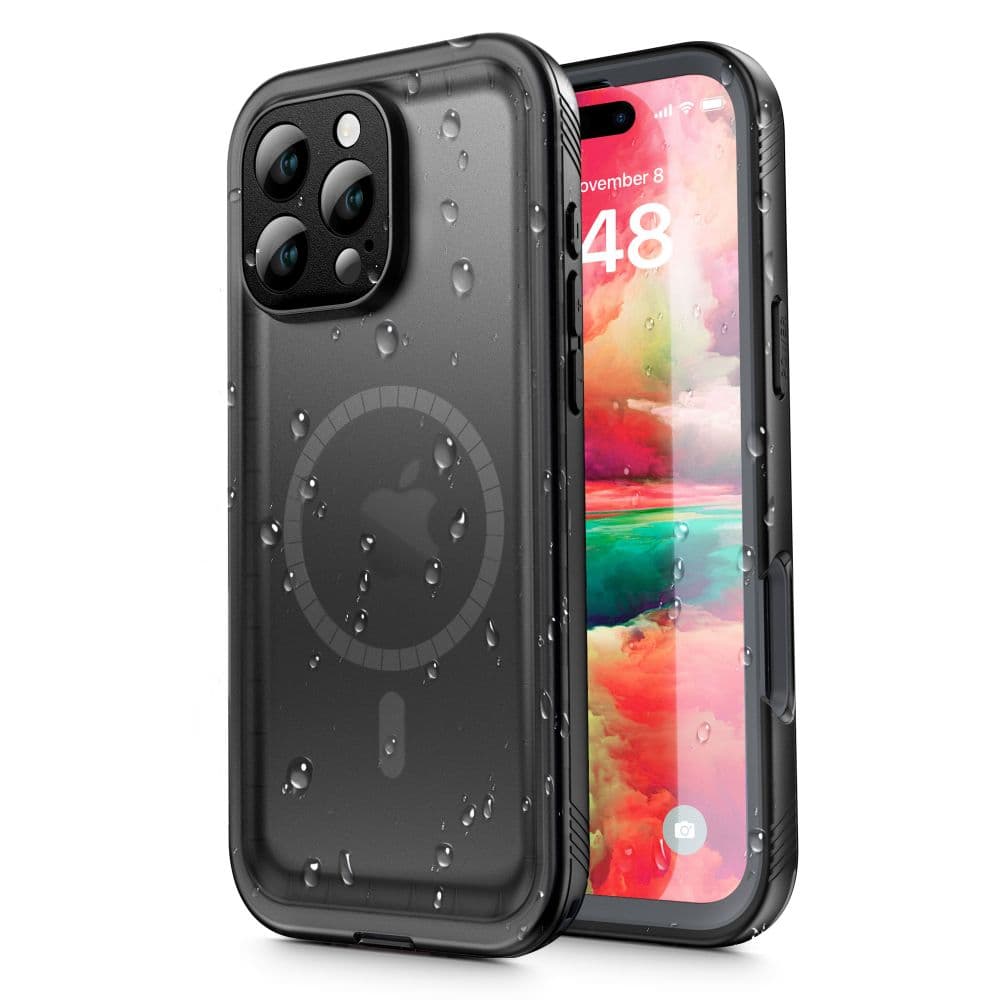 ShellBox Vodotěsné pouzdro IP68 iPhone 16 Pro černé - náhled 1