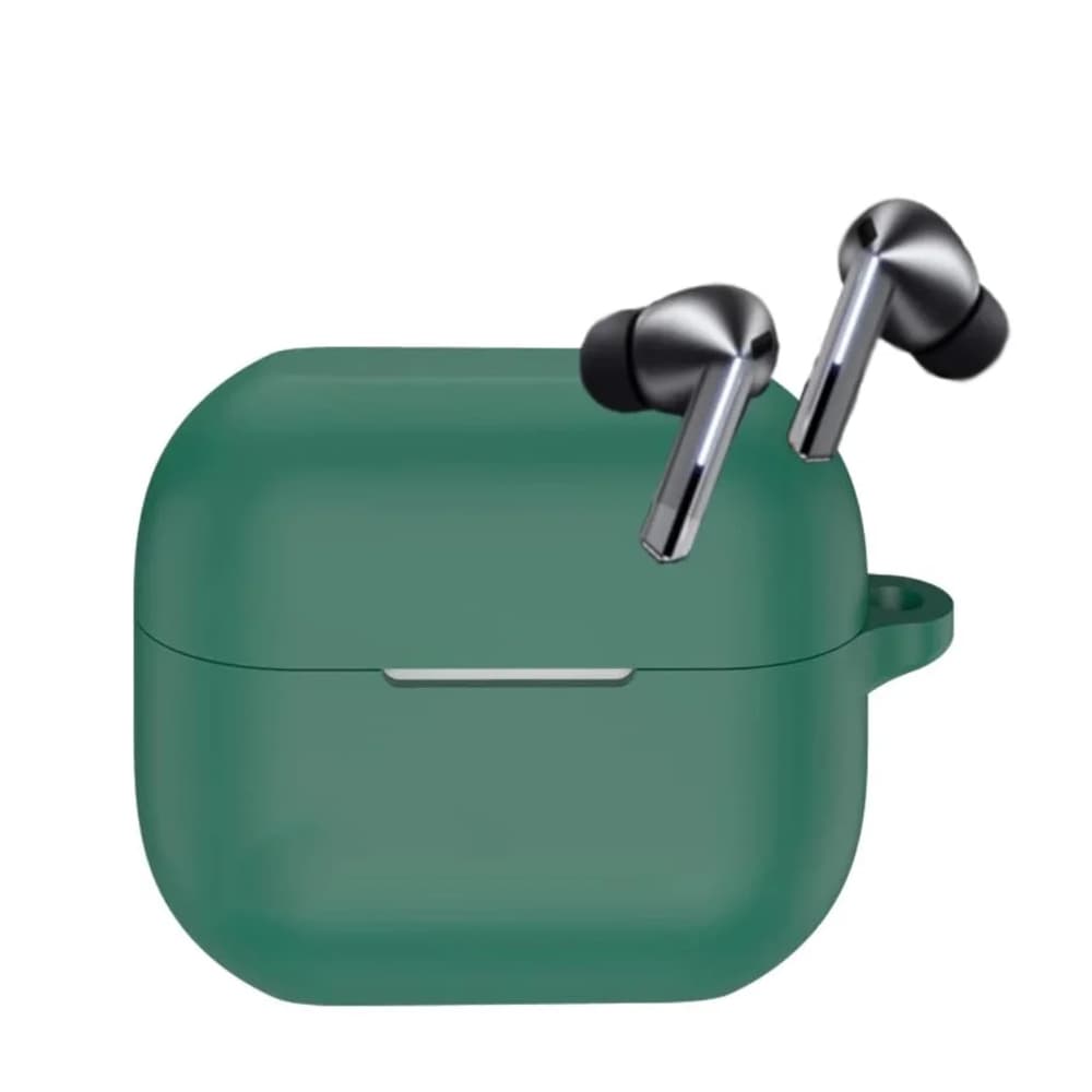 Techsuit silikonové pouzdro pro AirPods 4 hladký ultratenký materiál zelená