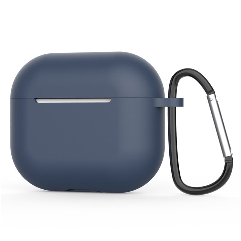 Techsuit silikonové pouzdro pro AirPods 4 hladký ultratenký materiál námořnická modrá - náhled 1