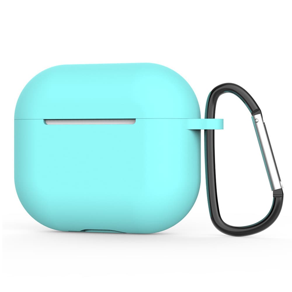 Techsuit silikonové pouzdro pro AirPods 4 hladký ultratenký materiál tyrkysová - náhled 1