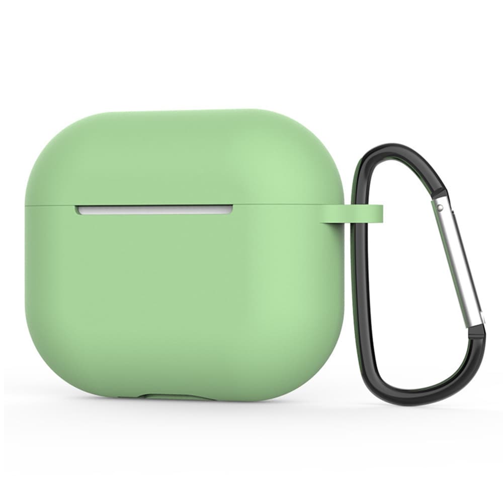Techsuit silikonové pouzdro pro AirPods 4 hladký ultratenký materiál mátově zelená - náhled 1