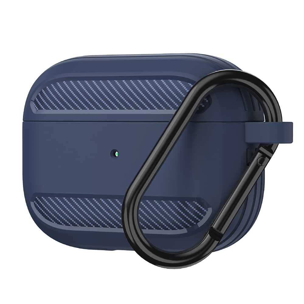 Techsuit Carbon Silicone pro AirPods 3 námořnická modrá - náhled 1