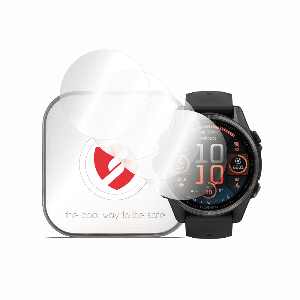 Ochrana displeje Premium Classic 4 ks Garmin Fenix 8 47mm čirá - náhled 1