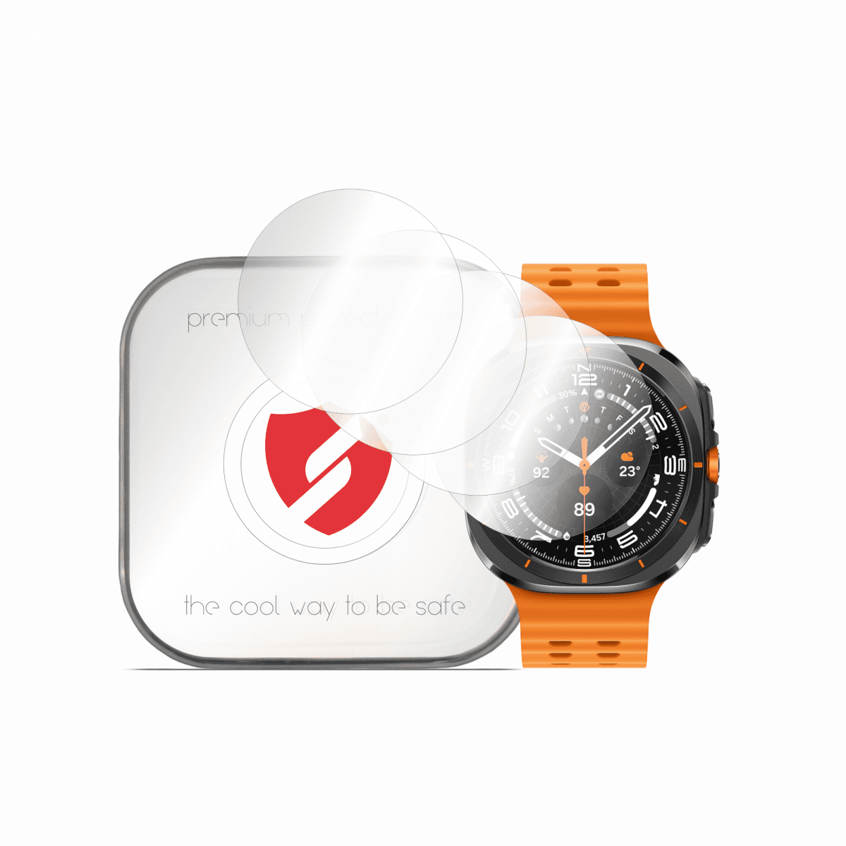 Ochrana displeje Premium Classic 4 ks Samsung Galaxy Watch Ultra 47mm čirá - náhled 1