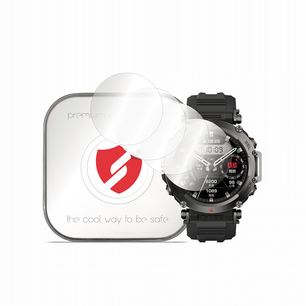 Ochrana displeje Premium Classic 4 ks Amazfit T-Rex Ultra čirá - náhled 1