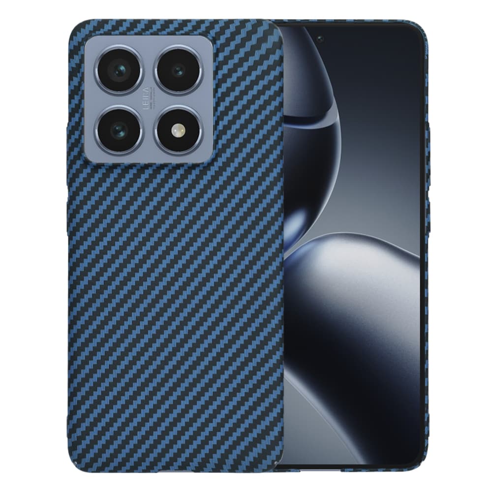 Techsuit Carbonite FiberShell pro Xiaomi 14T Pro v tyrkysové barvě - náhled 1