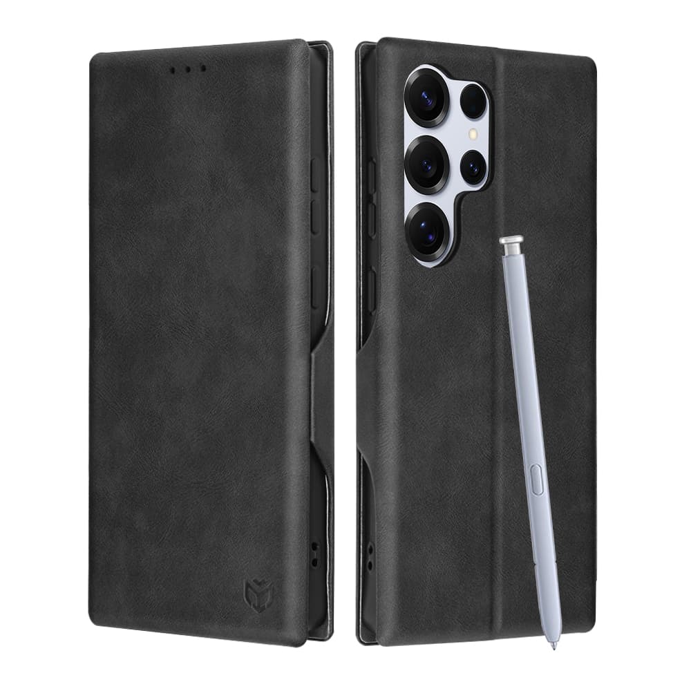 Pouzdro Techsuit Safe Wallet Plus pro Samsung Galaxy S25 Ultra černé - náhled 1