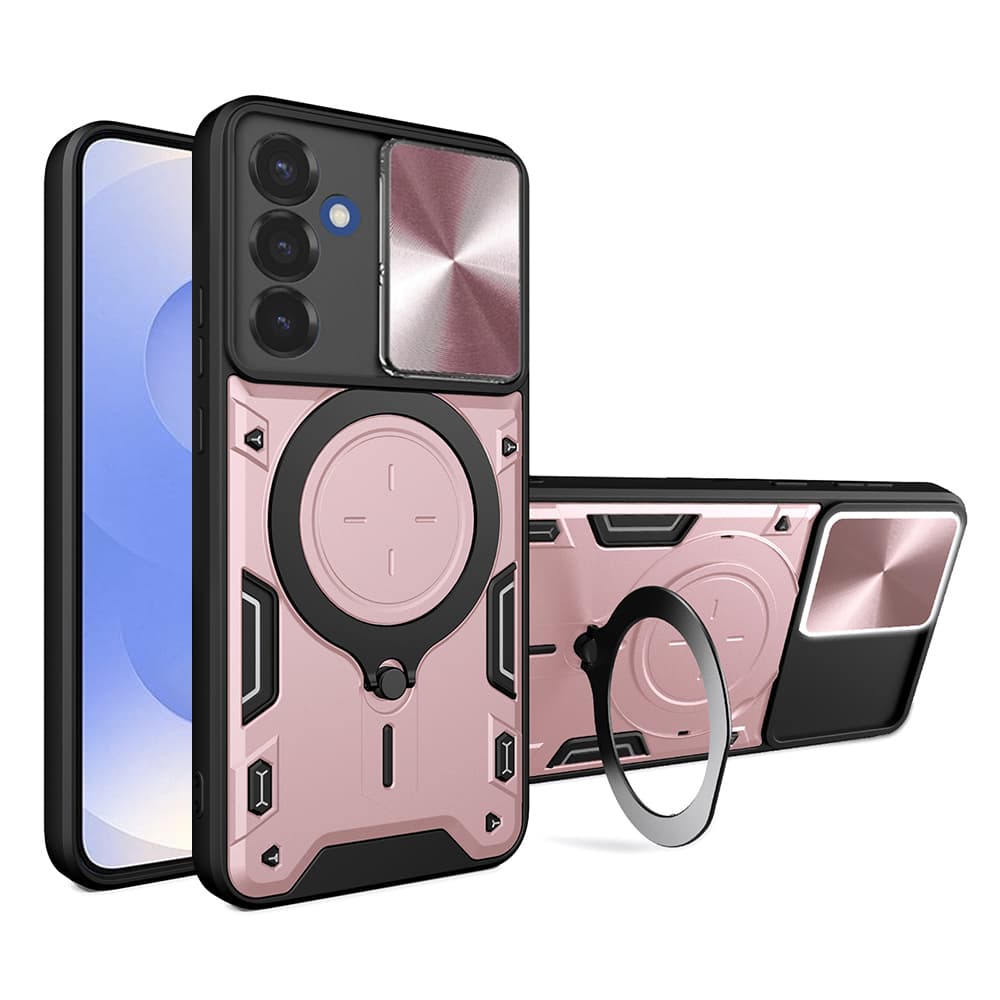 Techsuit CamGuard Pro pro Samsung Galaxy S25 růžově zlatý - náhled 1