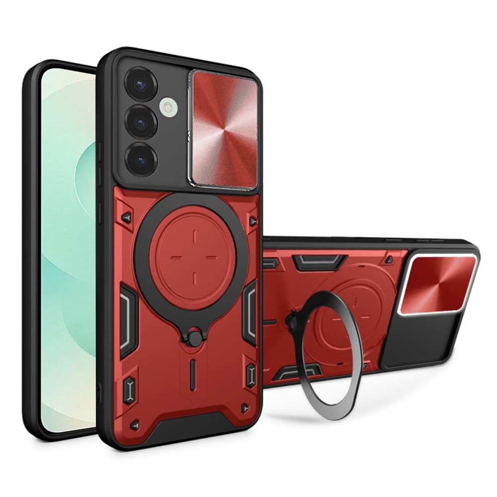 Techsuit CamGuard Pro pro Samsung Galaxy S25 Plus červený - náhled 1