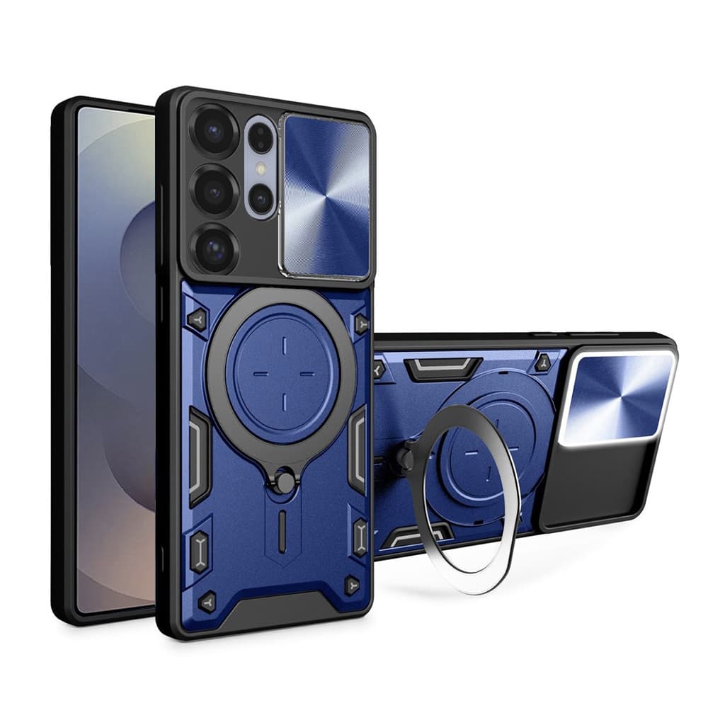 Ochranné pouzdro Techsuit CamGuard Pro pro Samsung Galaxy S25 Ultra modré - náhled 1