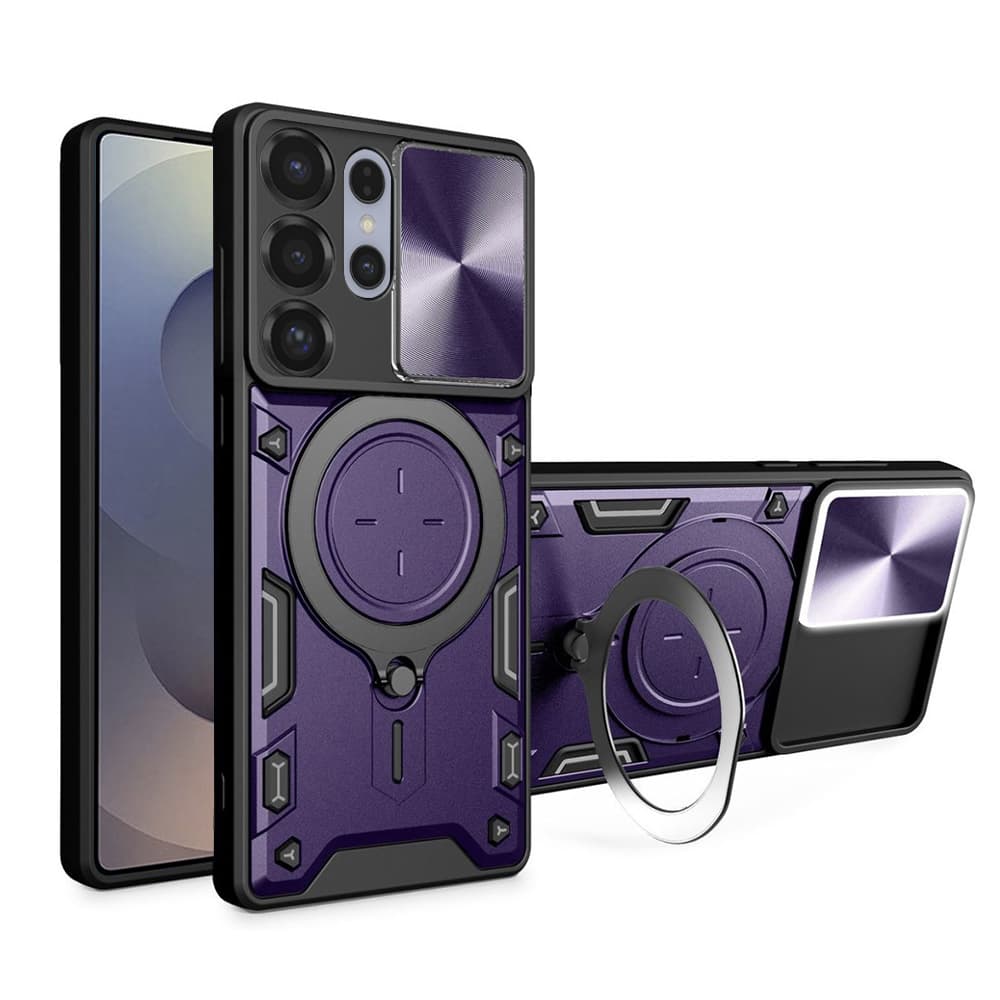 Techsuit CamGuard Pro pro Samsung Galaxy S25 Ultra fialová - náhled 1