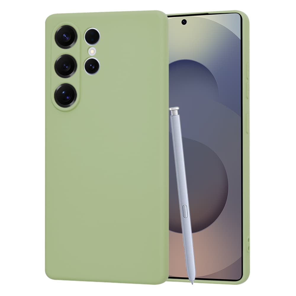Techsuit SoftFlex pouzdro pro Samsung Galaxy S25 Ultra v barvě matcha - náhled 1