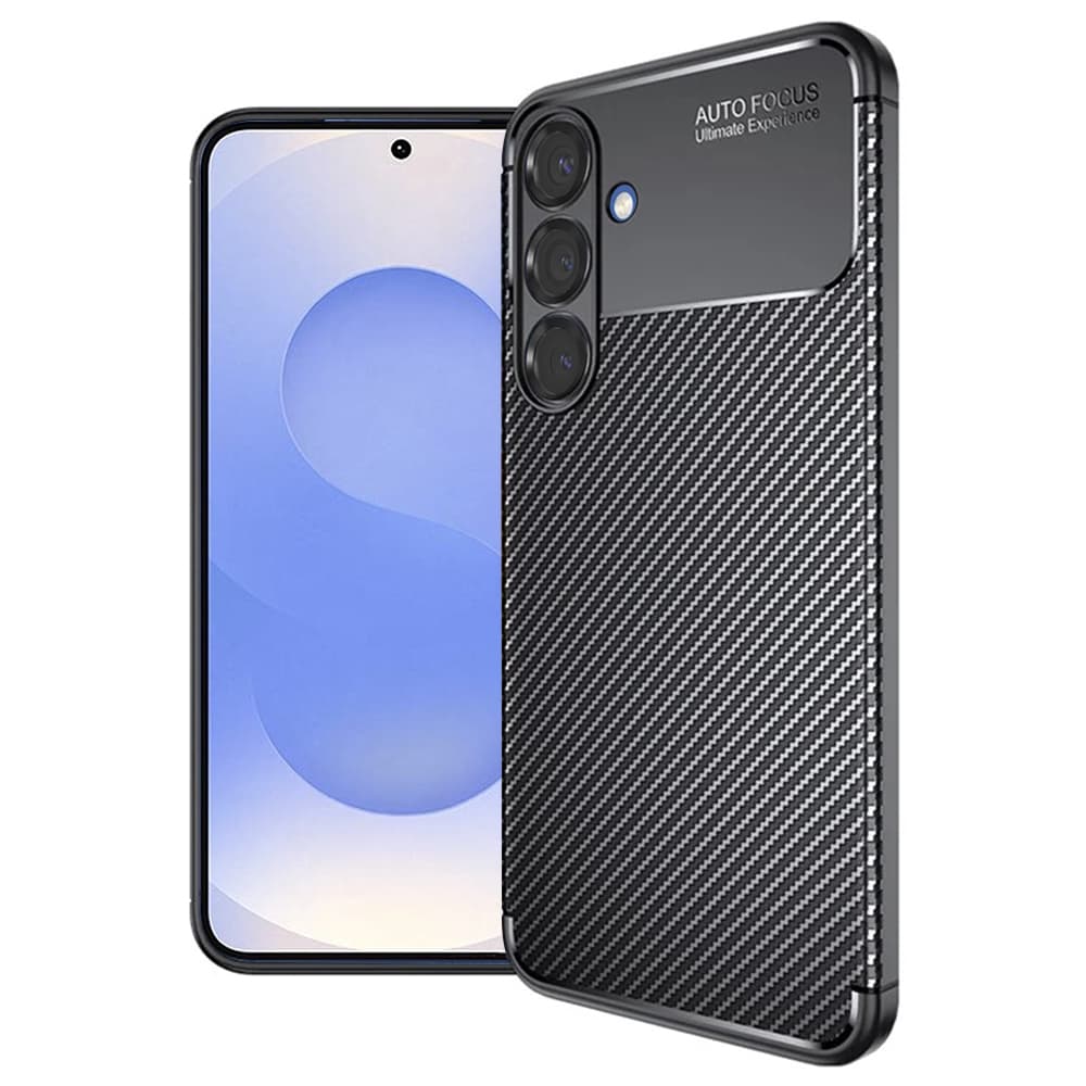 Techsuit CarbonFiber pro Samsung Galaxy S25 černý - náhled 1