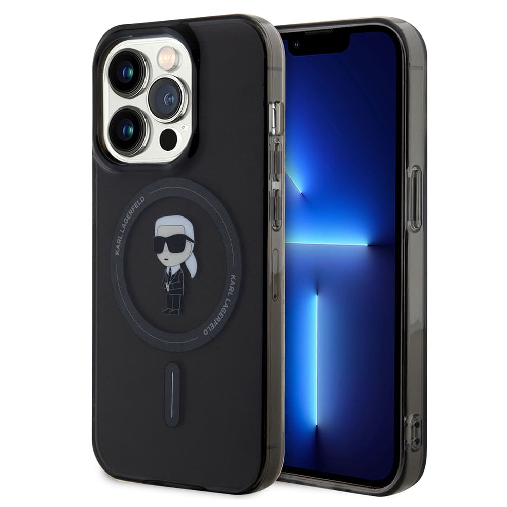 Karl Lagerfeld IML MagSafe iPhone 14 Pro Max Ikonik černá - náhled 1