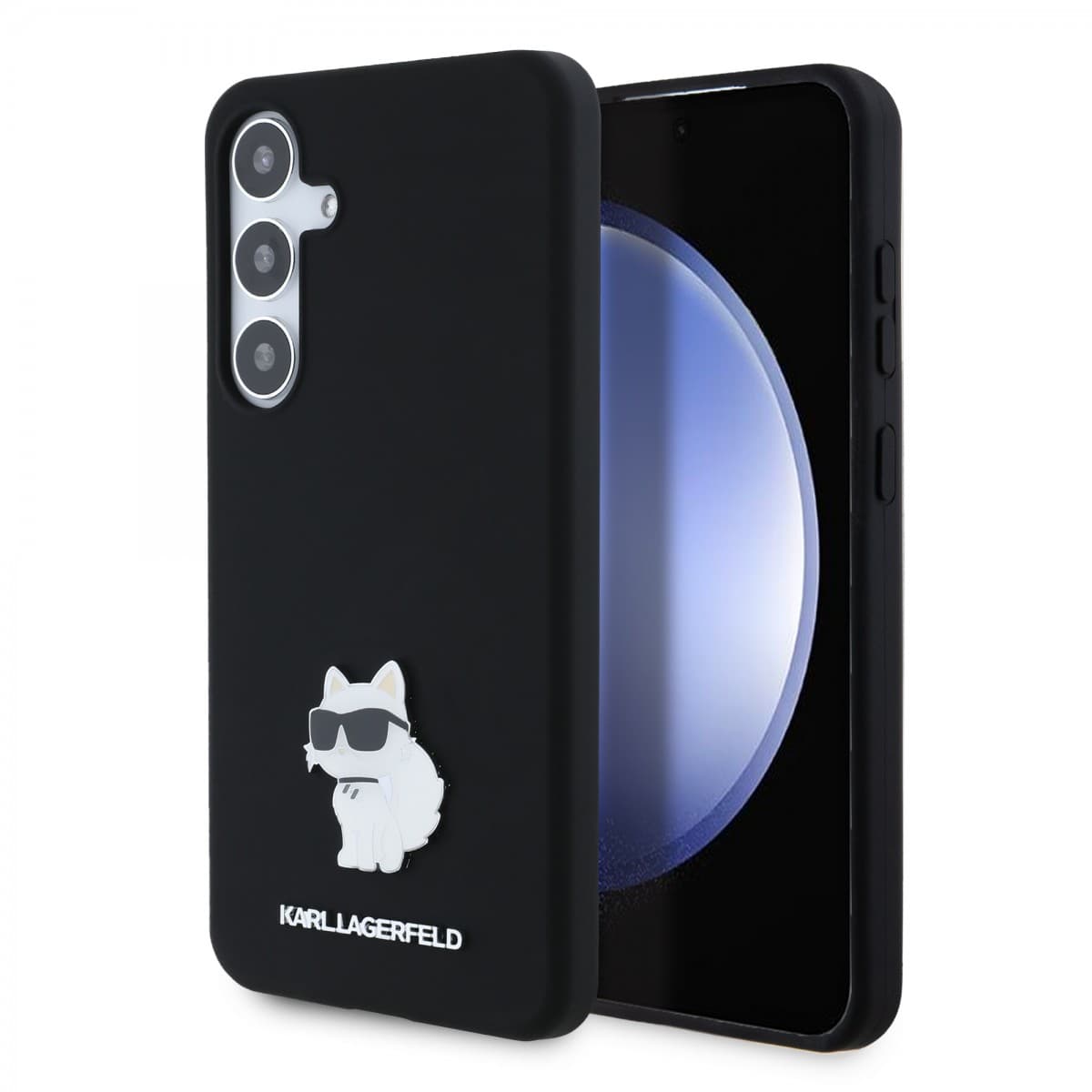 Karl Lagerfeld silikonové pouzdro Samsung Galaxy S24 Plus Choupette růžové - náhled 1