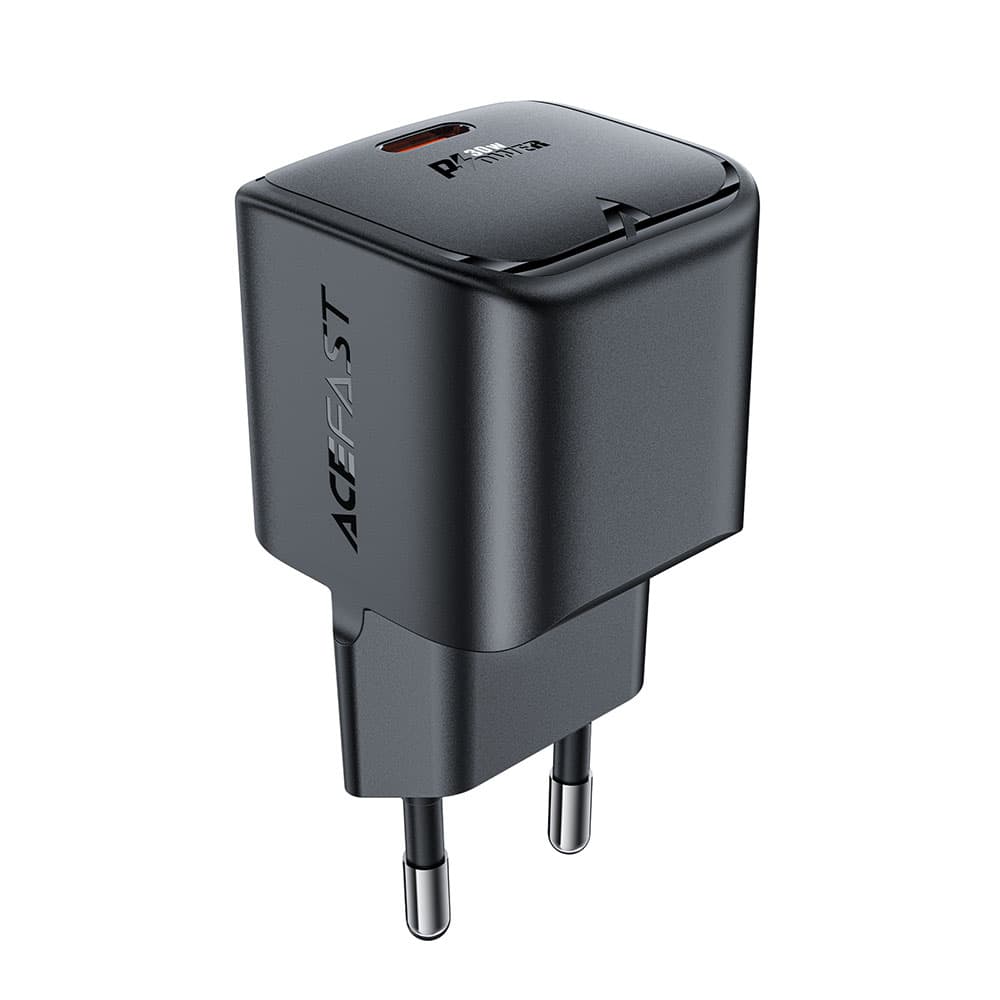 Nabíječka do zdi Acefast A77 Type-C Mini GaN 30W Power Delivery černá - náhled 1