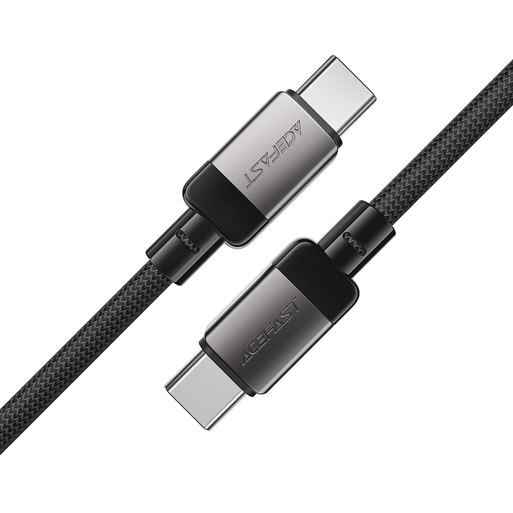 Acefast Datový kabel C9-03 Type-C na Type-C Rychlé nabíjení 60W 1.2m černý - náhled 1