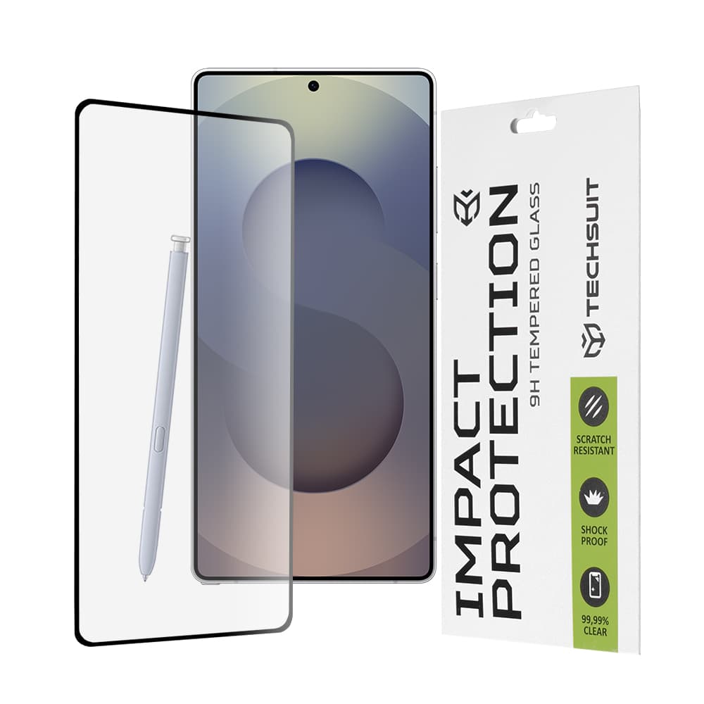 Ochranné sklo Techsuit 111D pro Samsung Galaxy S25 Ultra černé - náhled 1