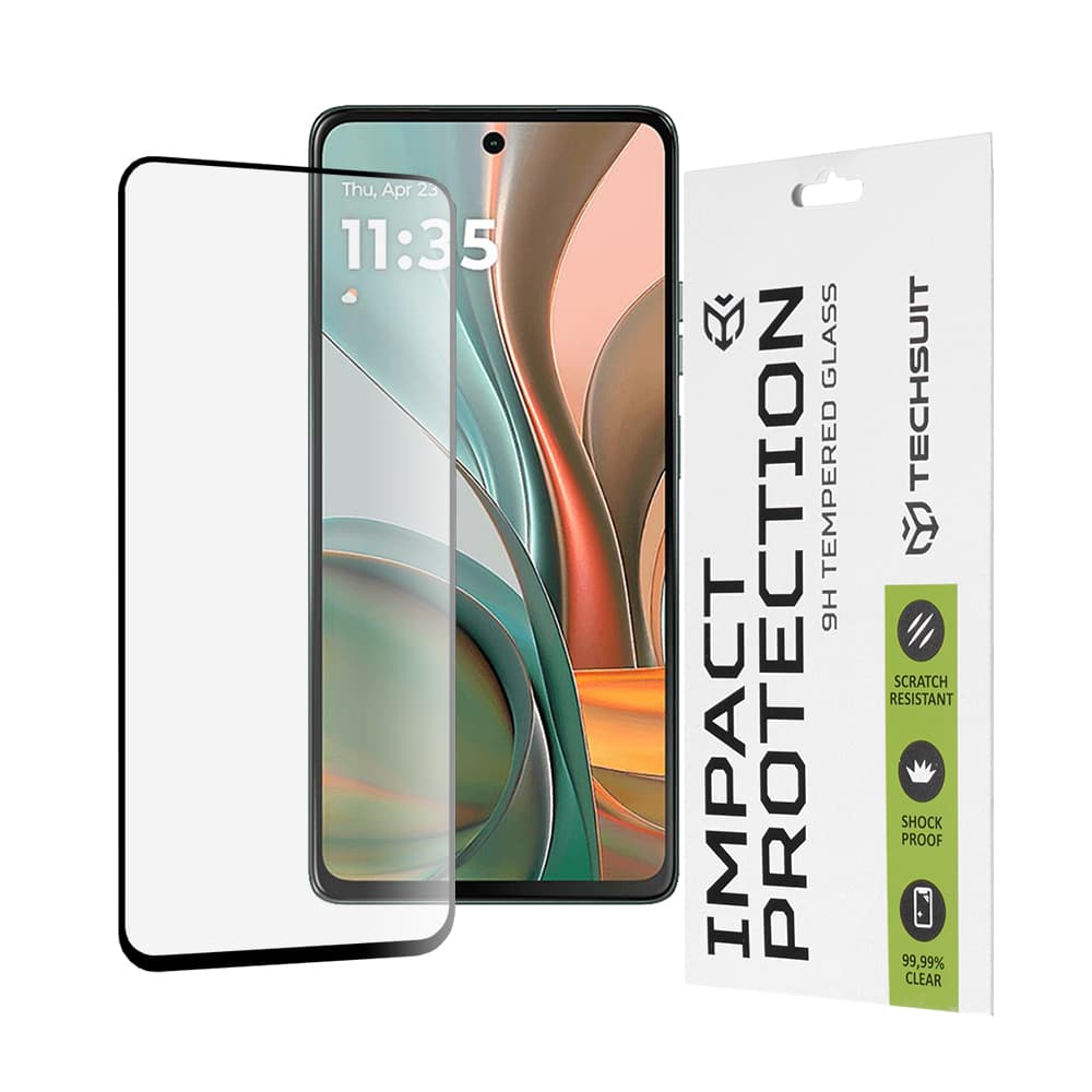 Ochranné sklo Techsuit 111D pro Motorola Moto G75 černé - náhled 1
