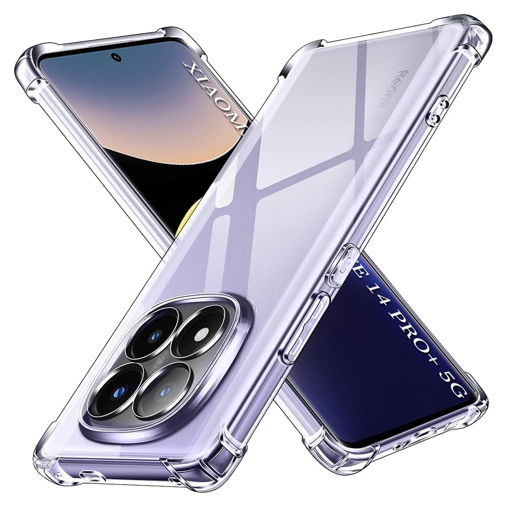 Techsuit Shockproof průhledný silikon Xiaomi Redmi Note 14 Pro+ 5G průhledný - náhled 1