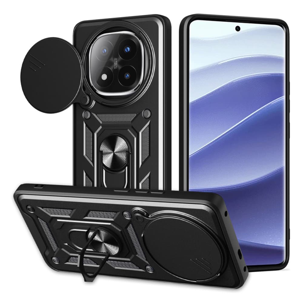 Pouzdro Techsuit CamShield Series pro Xiaomi Redmi Note 14 Pro+ 5G černé - náhled 1