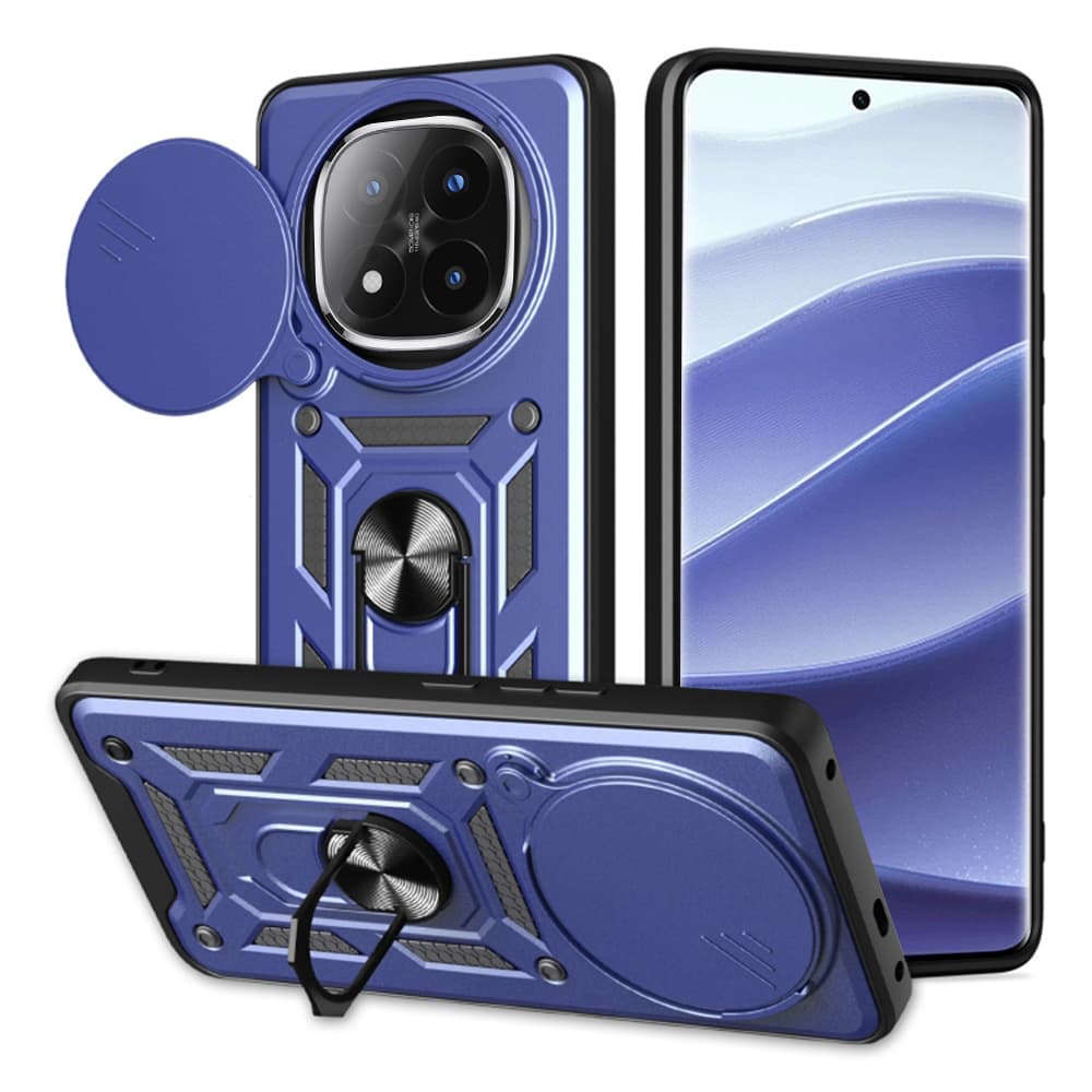 Techsuit CamShield Series pro Xiaomi Redmi Note 14 Pro+ 5G modrá - náhled 1