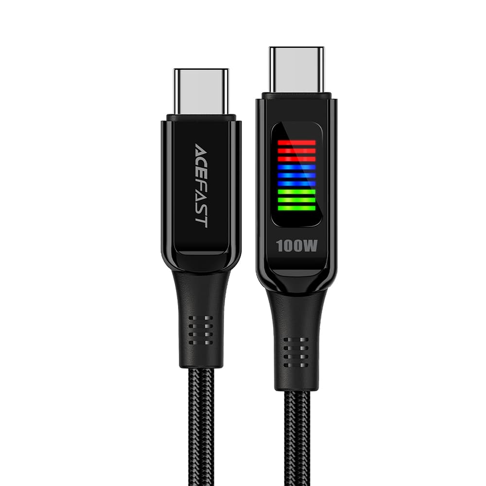 Acefast Datový kabel C7-03 Type-C na Type-C 100W rychlé nabíjení 1.2m černý - náhled 1