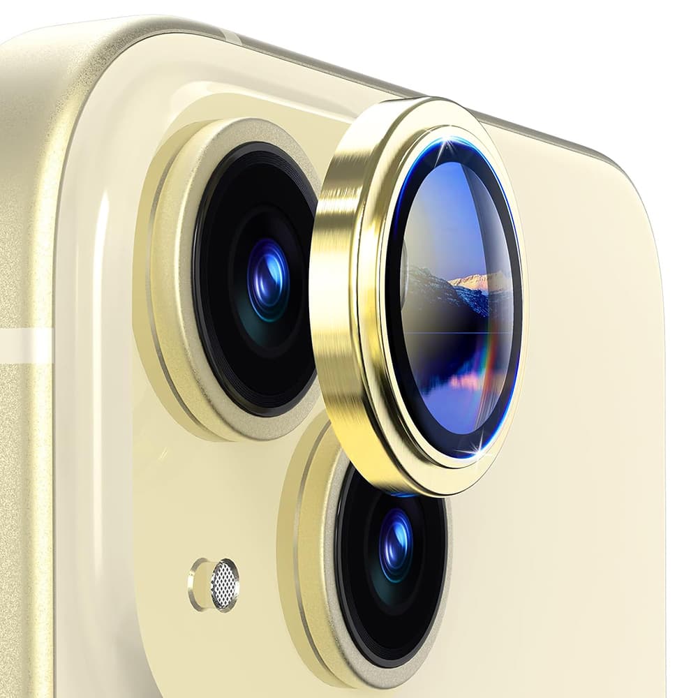 Ochranné sklo na fotoaparát Lito S+ iPhone 14 iPhone 14 Plus žlutá - náhled 1