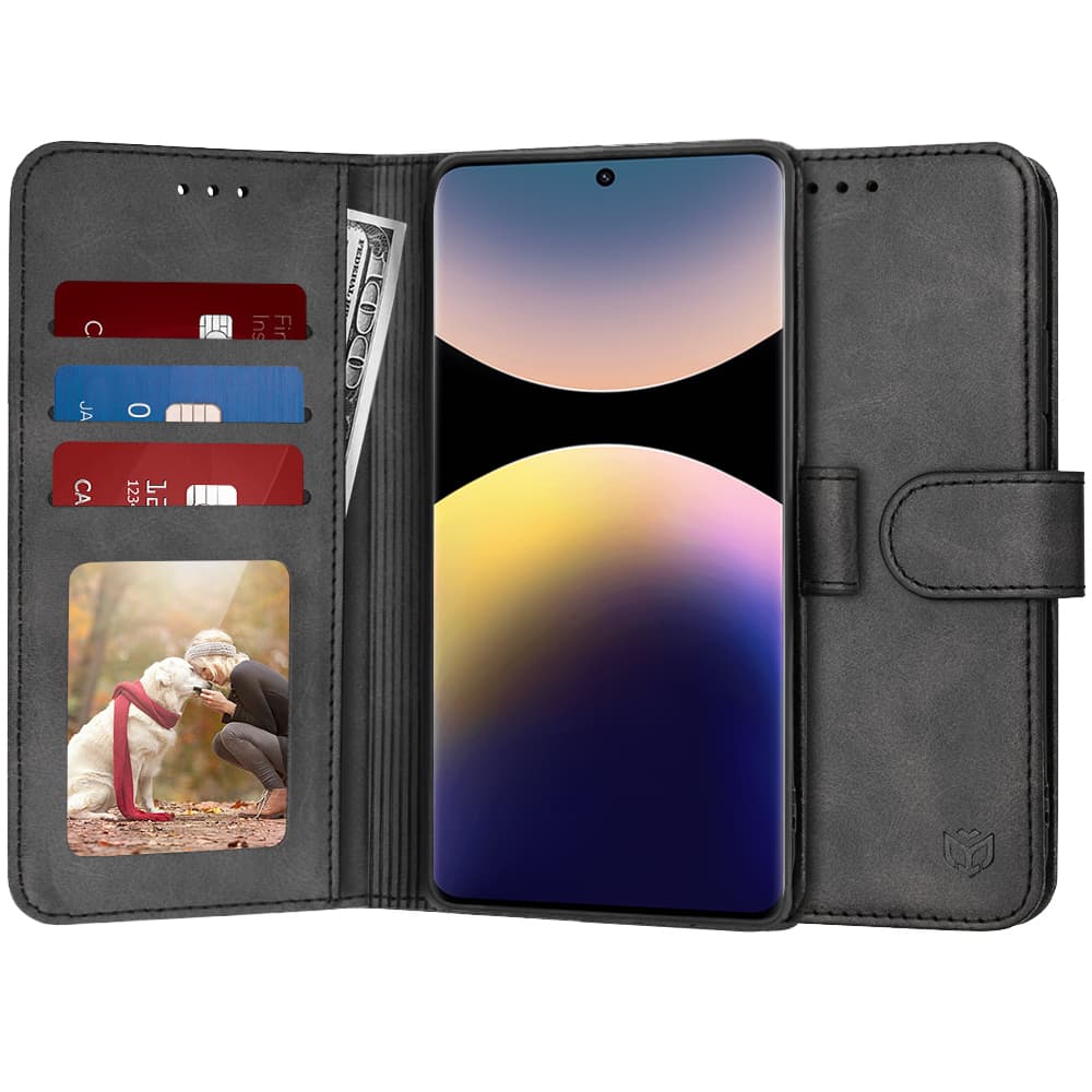 Pouzdro na deník Xiaomi Redmi Note 14 Pro 5G Poco X7 černé - náhled 1