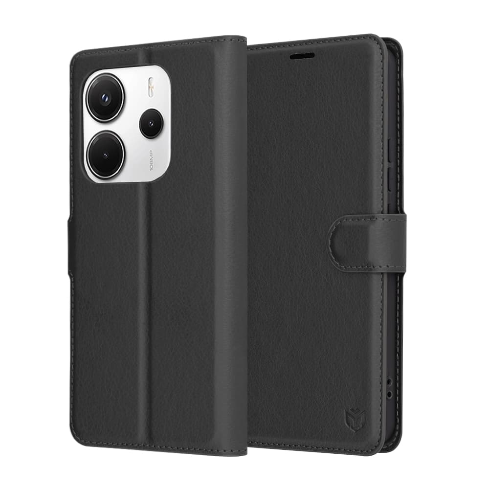 Pouzdro Techsuit Leather Folio pro Xiaomi Redmi Note 14 5G černé - náhled 1