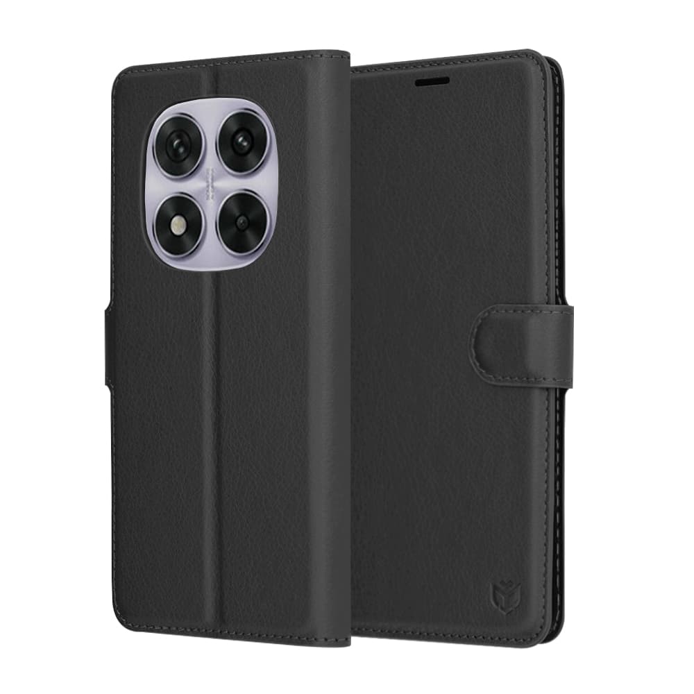 Pouzdro Techsuit kožené Xiaomi Redmi Note 14 Pro 5G Poco X7 černé - náhled 1