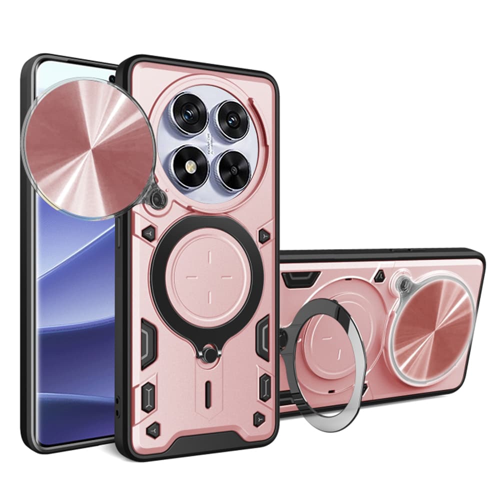 Techsuit CamGuard Pro pro Xiaomi Redmi Note 14 Pro 5G Poco X7 růžově zlatá - náhled 1