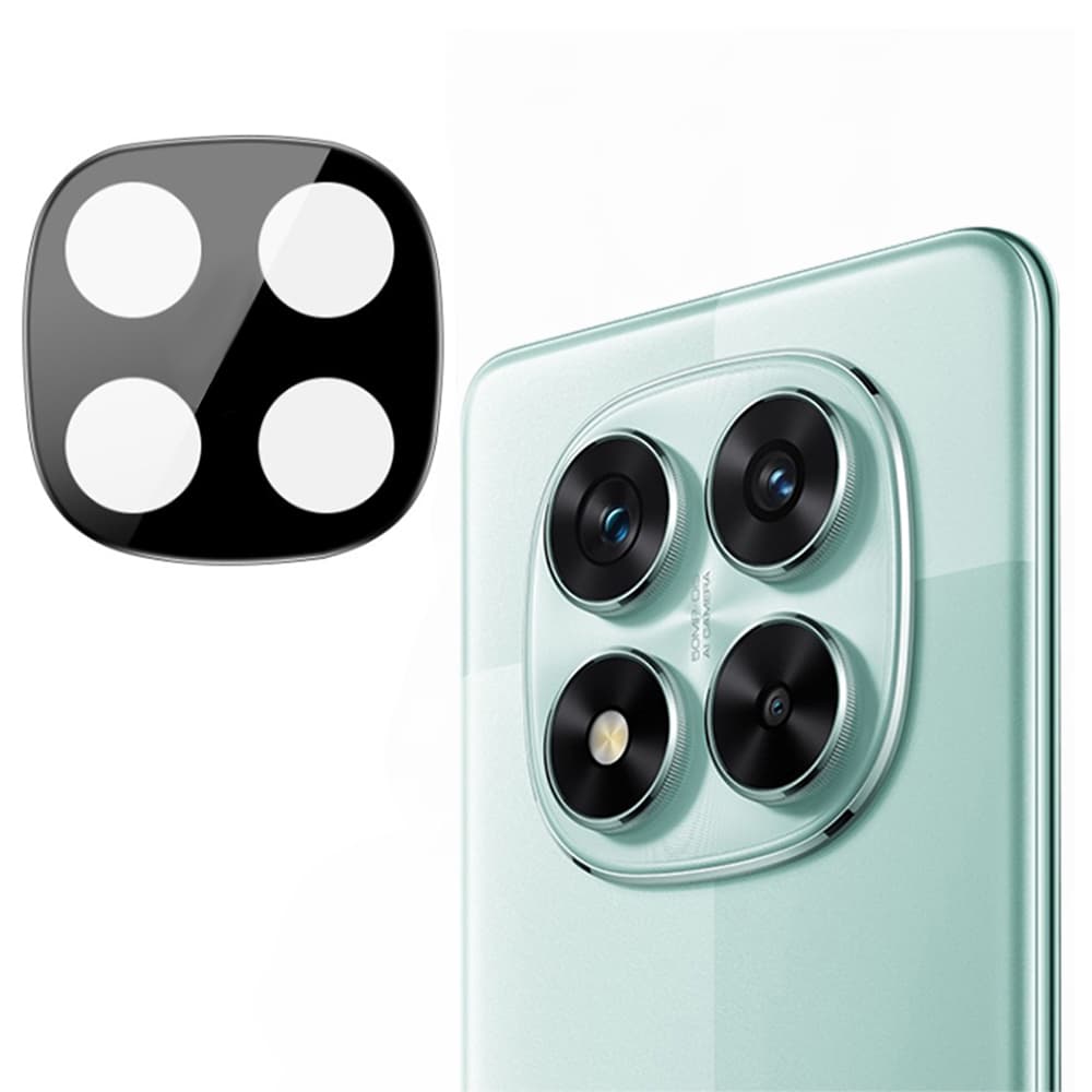 Techsuit - Sklo na fotoaparát - Xiaomi Redmi Note 14 Pro 5G / Poco X7 - černá - náhled 1